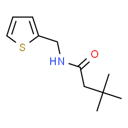 ChemSpider 2D Image | 3,3-Dimethyl-N-(2-thienylmethyl)butanamide | C11H17NOS