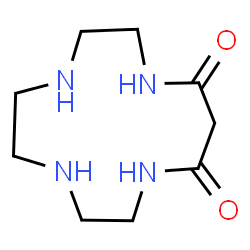 ChemSpider 2D Image | 1,4,8,11-tetraazacyclotridecane-5,7-dione | C9H18N4O2