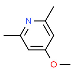 ChemSpider 2D Image | 4-Methoxy-2,6-dimethylpyridine | C8H11NO