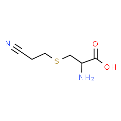 ChemSpider 2D Image | S-(2-Cyanoethyl)cysteine | C6H10N2O2S