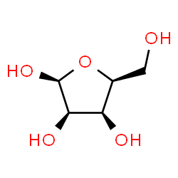 ChemSpider 2D Image | beta-L-Lyxofuranose | C5H10O5