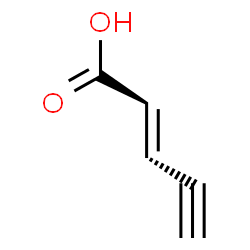 ChemSpider 2D Image | (2E)-2-Penten-4-ynoic acid | C5H4O2