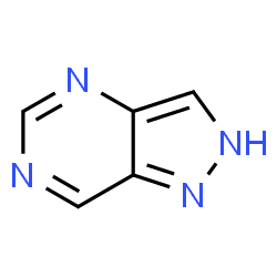ChemSpider 2D Image | pyrazolopyrimidine | C5H4N4