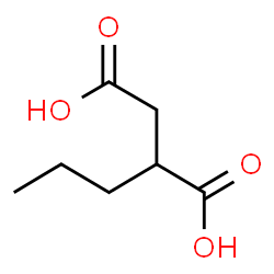 ChemSpider 2D Image | 2-Propylsuccinic acid | C7H12O4