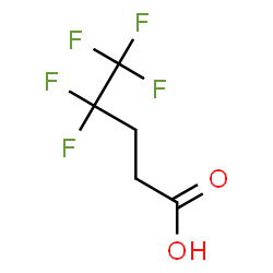 ChemSpider 2D Image | 4,4,5,5,5-Pentafluoropentanoic acid | C5H5F5O2