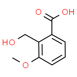 ChemSpider 2D Image | 2-(Hydroxymethyl)-3-methoxybenzoic acid | C9H10O4