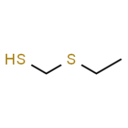 ChemSpider 2D Image | (Ethylsulfanyl)methanethiol | C3H8S2