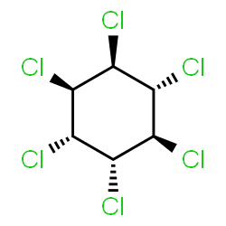 ChemSpider 2D Image | l-alpha-Hexachlorocyclohexane | C6H6Cl6