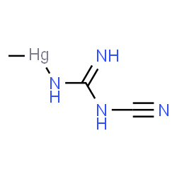 ChemSpider 2D Image | Methylmercury dicyandiamide | C3H6HgN4