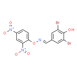 ChemSpider 2D Image | (E)-Bromofenoxim | C13H7Br2N3O6