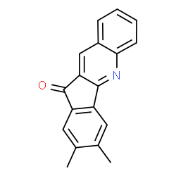 ChemSpider 2D Image | 2,3-Dimethyl-11H-indeno[1,2-b]quinolin-11-one | C18H13NO