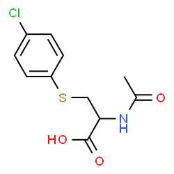 ChemSpider 2D Image | 4-Chlorophenylmercapturic acid | C11H12ClNO3S
