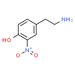 ChemSpider 2D Image | 3-Nitrotyramine | C8H10N2O3