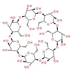 ChemSpider 2D Image | .beta.-Cyclodextrin | C42H70O35