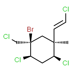 ChemSpider 2D Image | violacene | C10H13BrCl4
