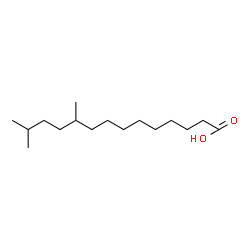 ChemSpider 2D Image | 10,13-Dimethyltetradecanoic acid | C16H32O2