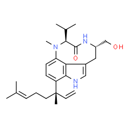 ChemSpider 2D Image | (–)-Lyngbyatoxin A | C27H39N3O2