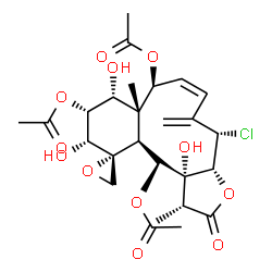 ChemSpider 2D Image | gemmacolide E | C26H33ClO12