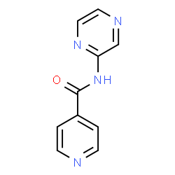 ChemSpider 2D Image | N-(2-Pyrazinyl)isonicotinamide | C10H8N4O