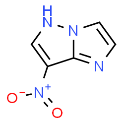 ChemSpider 2D Image | 7-Nitro-5H-imidazo[1,2-b]pyrazole | C5H4N4O2