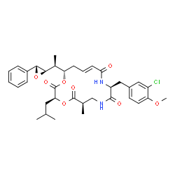 ChemSpider 2D Image | cryptophycin A | C35H43ClN2O8