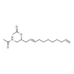 ChemSpider 2D Image | (4E)-1-Acetamido-4,12-tridecadien-2-yl acetate | C17H29NO3