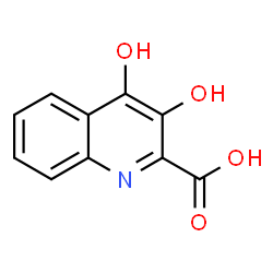 ChemSpider 2D Image | 3,4-Dihydroxy-2-quinolinecarboxylic acid | C10H7NO4
