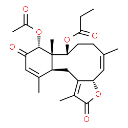 ChemSpider 2D Image | anthoptilide C | C25H32O7