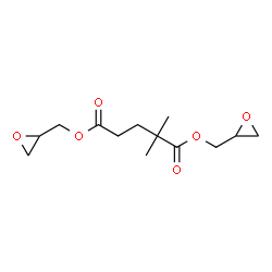 ChemSpider 2D Image | Bis(2-oxiranylmethyl) 2,2-dimethylpentanedioate | C13H20O6