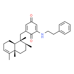 ChemSpider 2D Image | 3'-phenethylaminoavarone | C29H37NO2
