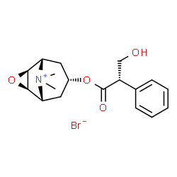 ChemSpider 2D Image | (-)-Scopolamine methyl bromide | C18H24BrNO4