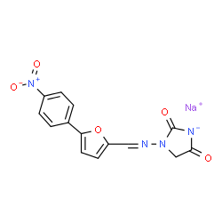 ChemSpider 2D Image | Dantrolene Sodium | C14H9N4NaO5