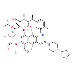 ChemSpider 2D Image | Rifapentine | C47H64N4O12