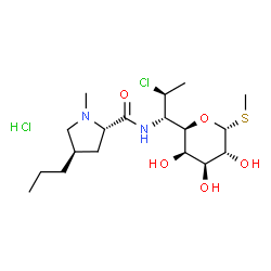 ChemSpider 2D Image | clindamycin hydrochloride | C18H34Cl2N2O5S