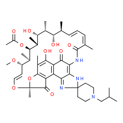 ChemSpider 2D Image | RIFABUTIN | C46H62N4O11