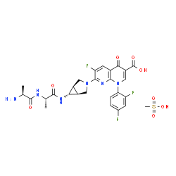 ChemSpider 2D Image | alatrofloxacin mesylate | C27H29F3N6O8S