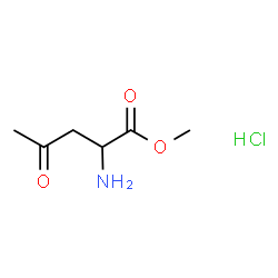 ChemSpider 2D Image | Methyl 4-oxonorvalinate hydrochloride (1:1) | C6H12ClNO3