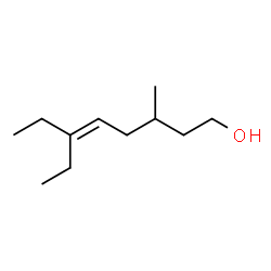 ChemSpider 2D Image | 3-Methyl-6-ethyl-5-octen-1-ol | C11H22O