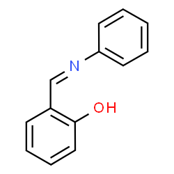 ChemSpider 2D Image | 2-[(Phenylimino)methyl]phenol | C13H11NO