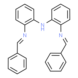 ChemSpider 2D Image | 2-[(E)-Benzylideneamino]-N-{2-[(E)-benzylideneamino]phenyl}aniline | C26H21N3