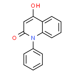 ChemSpider 2D Image | 4-Hydroxy-1-phenyl-1H-quinolin-2-one | C15H11NO2