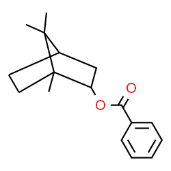 ChemSpider 2D Image | Bornyl benzoate | C17H22O2