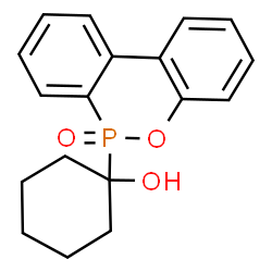 ChemSpider 2D Image | 1-(6-Oxido-6H-dibenzo[c,e][1,2]oxaphosphinin-6-yl)cyclohexanol | C18H19O3P