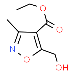 ChemSpider 2D Image | Ethyl 5-(hydroxymethyl)-3-methyl-1,2-oxazole-4-carboxylate | C8H11NO4