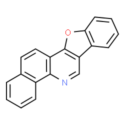 ChemSpider 2D Image | [1]Benzofuro[3,2-c]benzo[h]quinoline | C19H11NO