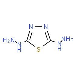 ChemSpider 2D Image | 5-Hydrazino-2-hydrazono-2,3-dihydro-1,3,4-thiadiazole | C2H6N6S