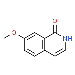 ChemSpider 2D Image | 7-Methoxy-1(2H)-isoquinolinone | C10H9NO2