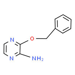 ChemSpider 2D Image | 2-Amino-3-benzyloxypyrazine | C11H11N3O