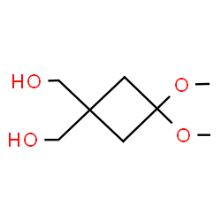 ChemSpider 2D Image | (3,3-Dimethoxy-1,1-cyclobutanediyl)dimethanol | C8H16O4