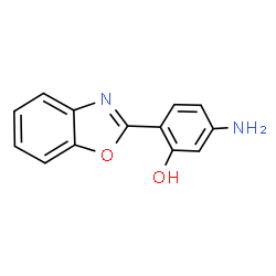 ChemSpider 2D Image | 5-Amino-2-(1,3-benzoxazol-2-yl)phenol | C13H10N2O2